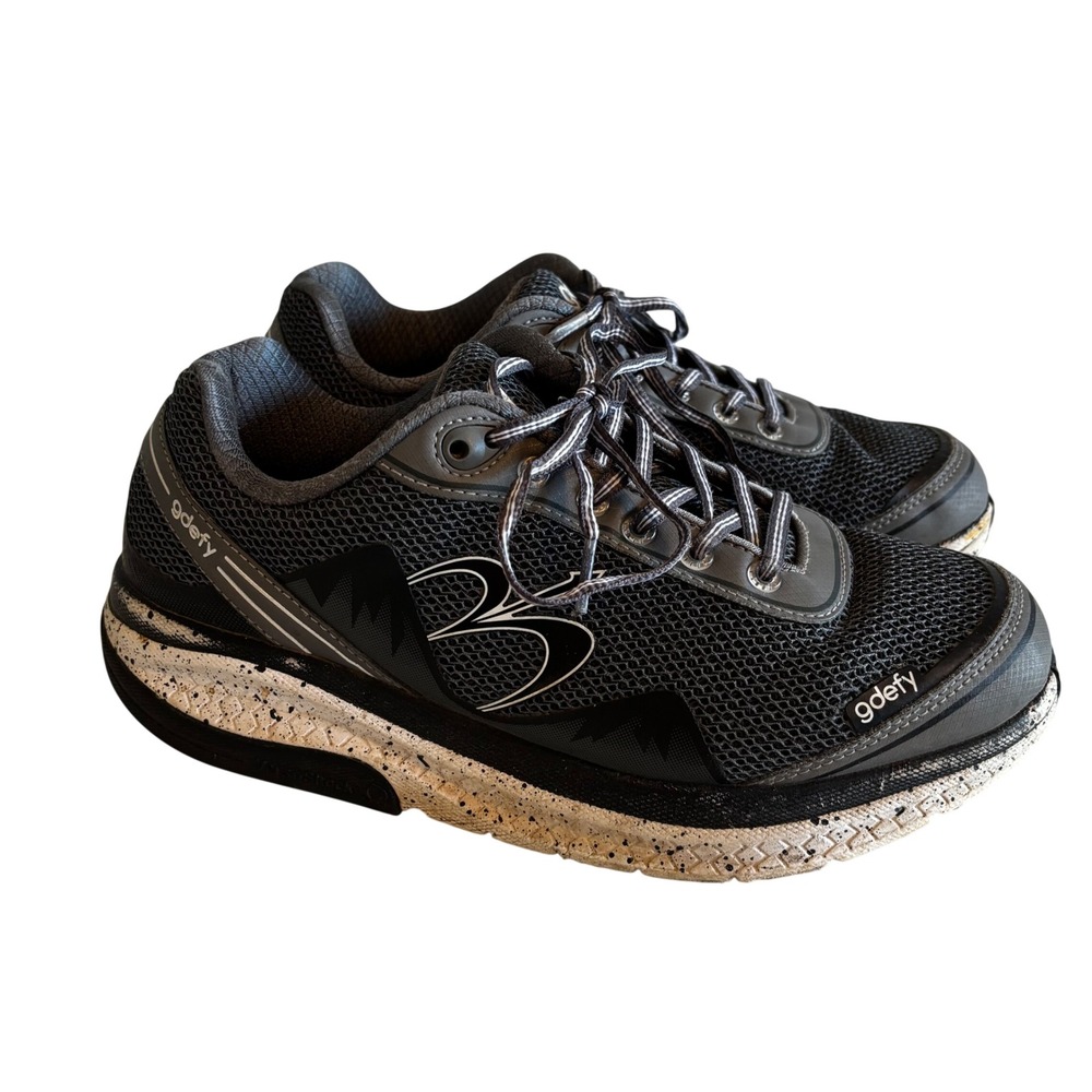 Gravity Defyer G-Defy Ion Mens Walking Shoes Size 9.5 Grey VersoShock Sneakers